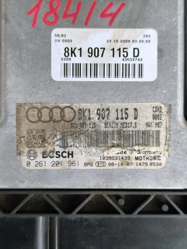 Блок управления двигателем Audi Q5 8R CDH 1.8 2008 - миниатюра 5