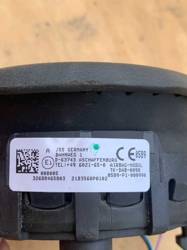 Подушка безопасности в руль BMW X5 E70 N62B48B - миниатюра 9