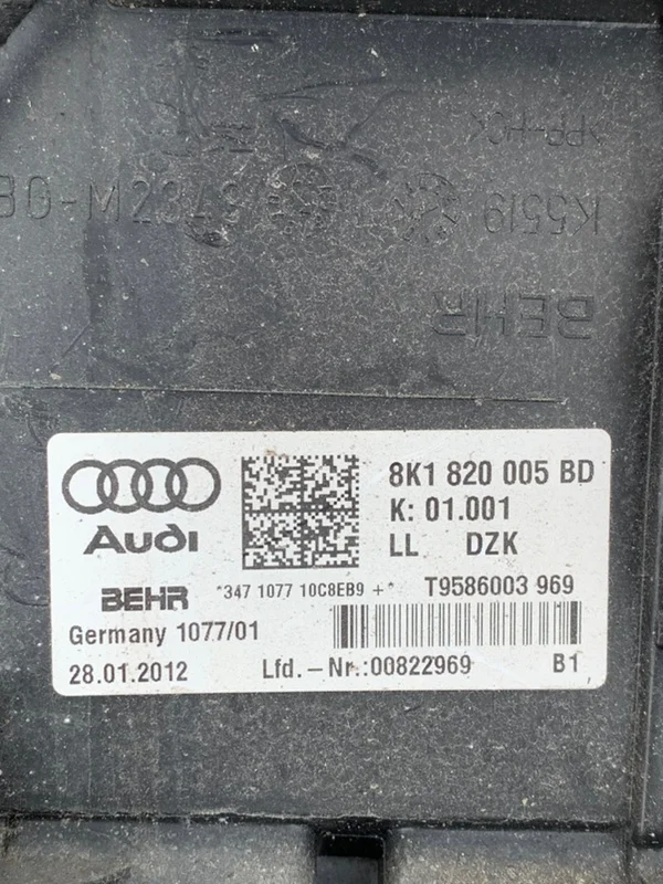 Печка салона Audi Q5 CAL 2008-2012 - миниатюра 10