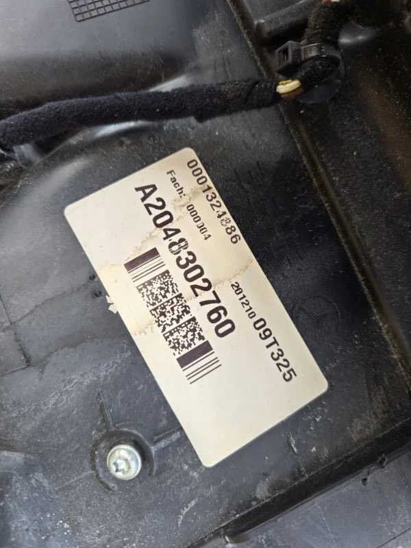 Печка салона Mercedes-Benz GLK350 Х204 3.5L V6 - миниатюра 5