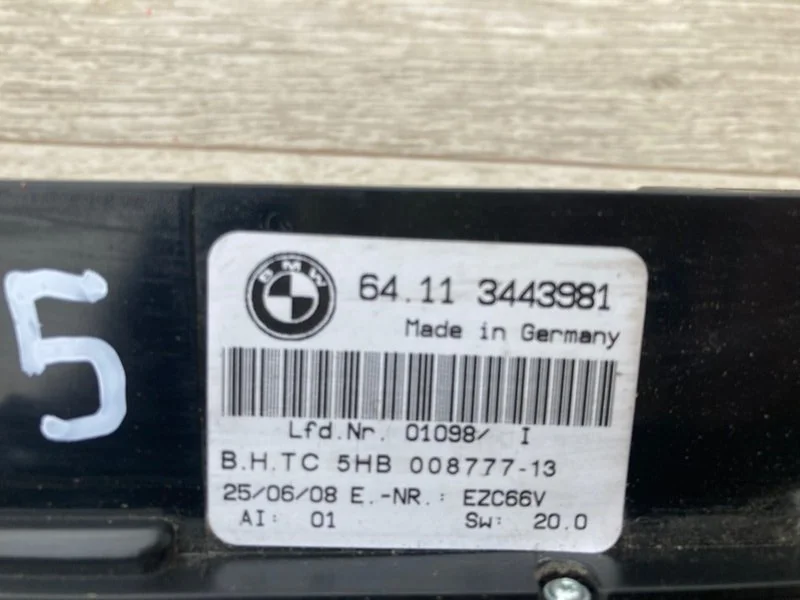 Блок управления климат-контролем BMW X3 E83 N47D20 - миниатюра 5