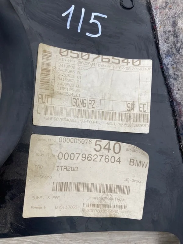 Накладка на торпедо BMW X3 E83 N47D20 2010 - миниатюра 4