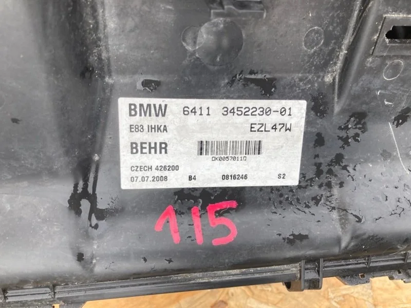 Корпус печки BMW X3 E83 N47D20 2010 - миниатюра 2
