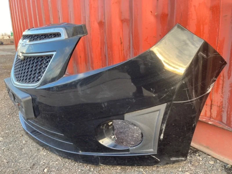 Бампер передний Chevrolet Spark M 300 B12D1 2010 - миниатюра 4