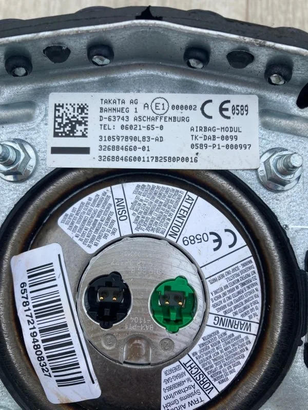 Подушка безопасности в руль BMW X3 E83 N47D20 2010 - миниатюра 6