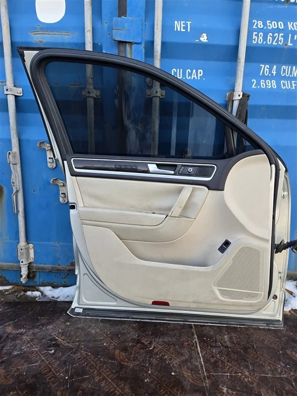 Дверь боковая передняя левая Volkswagen Touareg NF - миниатюра 6