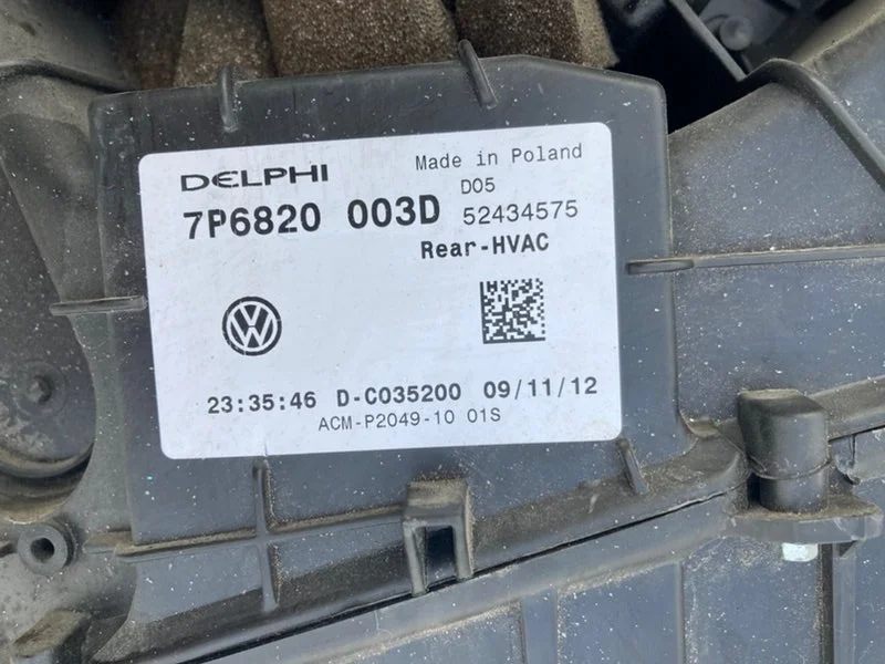 Печка салона задняя Volkswagen Touareg NF 3.2 V6 - миниатюра 2