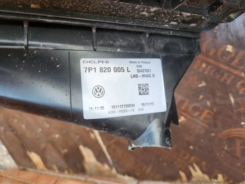Печка салона Volkswagen Touareg NF 3.2 V6 AXZ 2013 - миниатюра 7