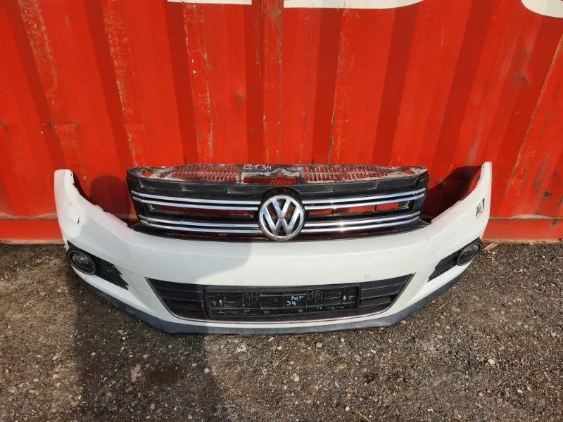 Бампер передний Volkswagen tiguan 1 CAW 2.0 2014 - миниатюра 4