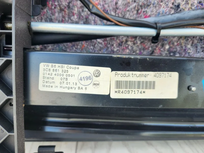 Шторка багажника Volkswagen Passat СС CCZ 2.0 TFSI - миниатюра 5