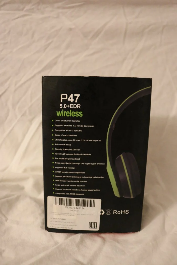 Наушники беспроводные p47 wireless - миниатюра 6