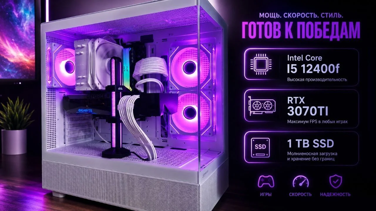 Игровой пк I5-12400f RTX 3070TI - изображение 1