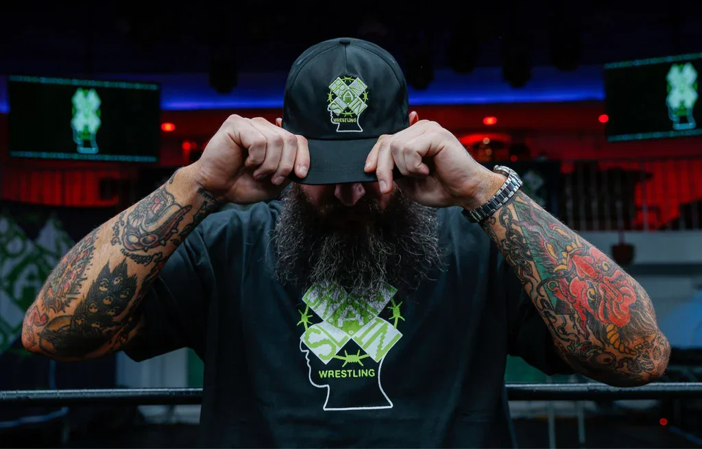 Кепка Brain Dead Brain Slam Wrestling Merch - миниатюра 2