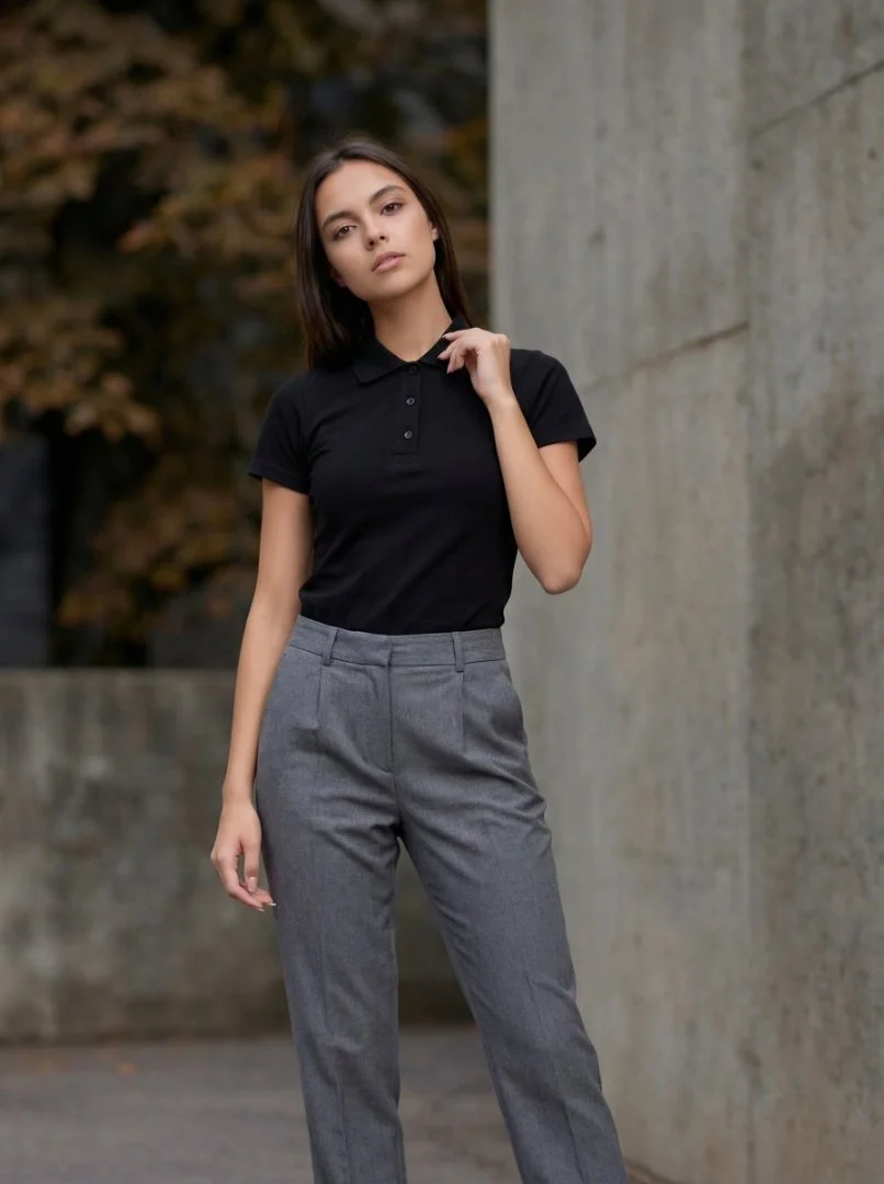 Поло женское BASIC, S-XXL - миниатюра 2