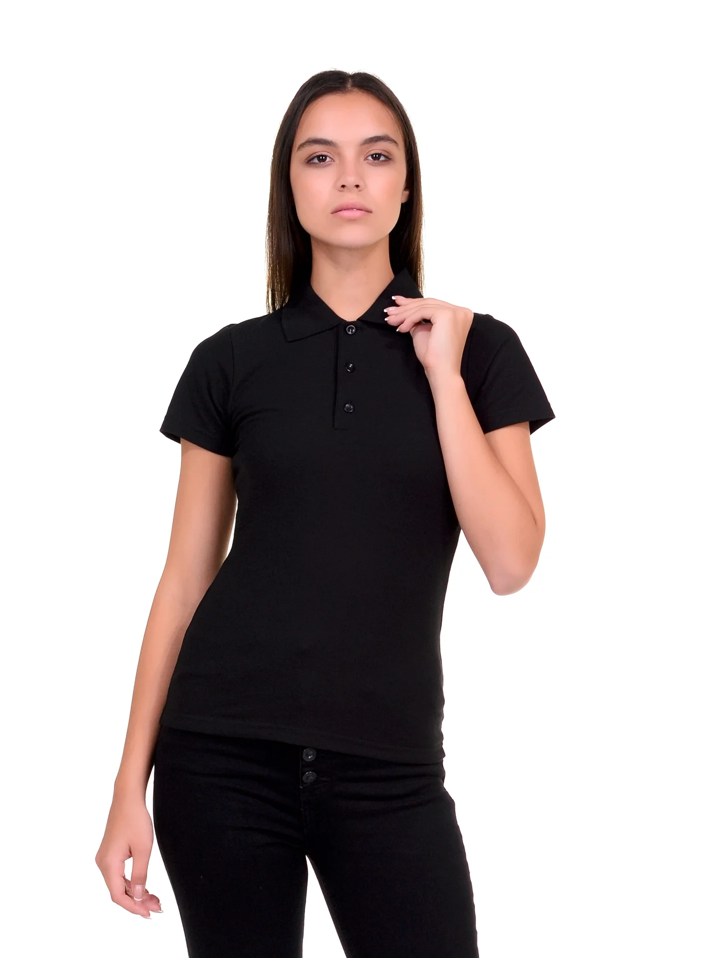 Поло женское BASIC, S-XXL - миниатюра 3