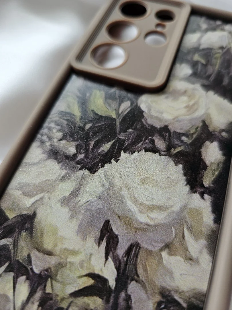 чехол женский на samsung s23 ultra с розами - миниатюра 6