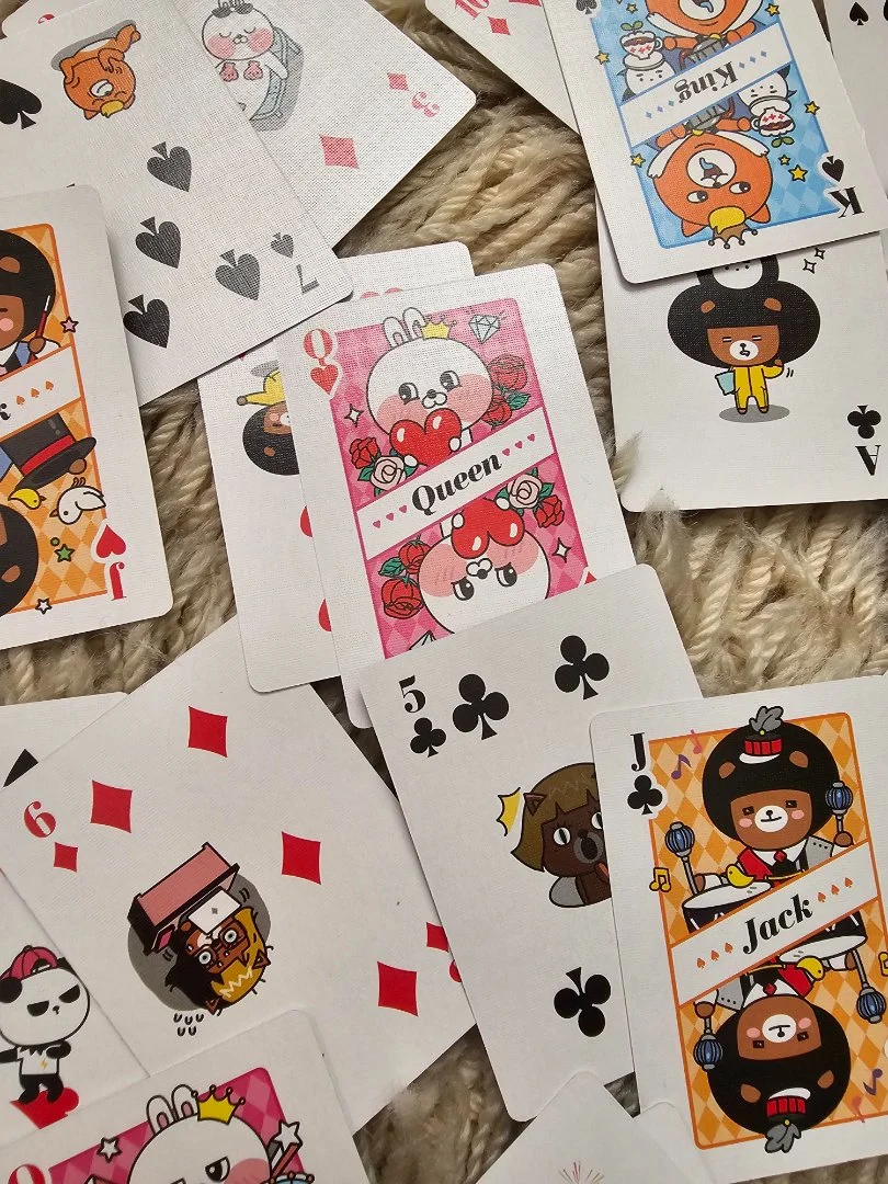 Корейские карты игральные kakao friends новые - миниатюра 3