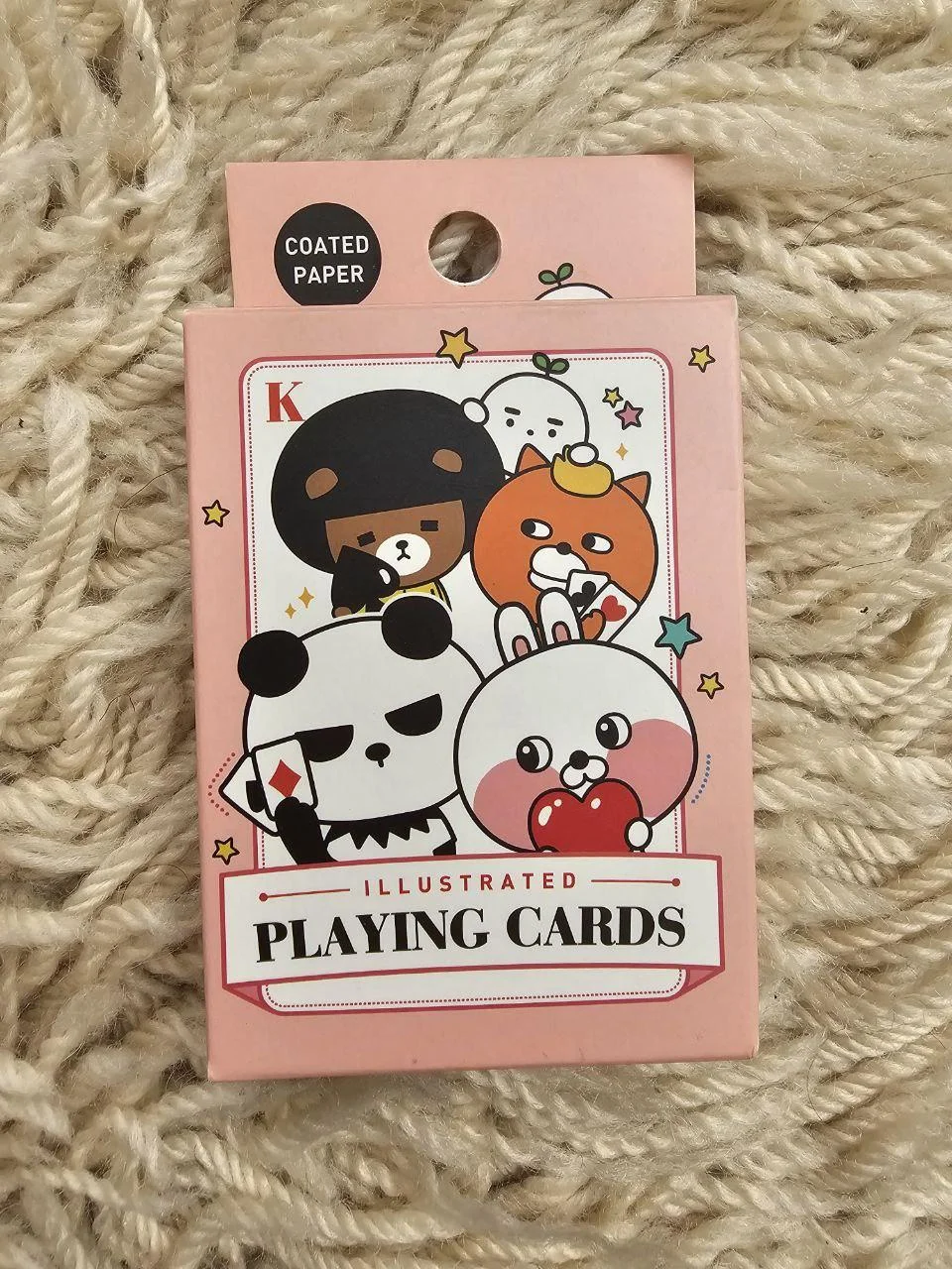 Корейские карты игральные kakao friends новые - миниатюра 6
