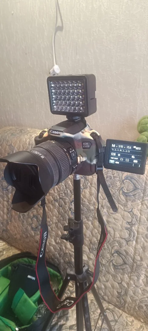 Canon EOS 650d всего 912 кадров с полным набором