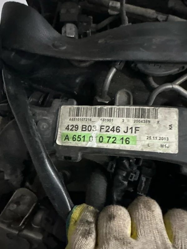 Двигатель Mercedes-Benz A-Class W176 OM651.901 2015 - миниатюра 7