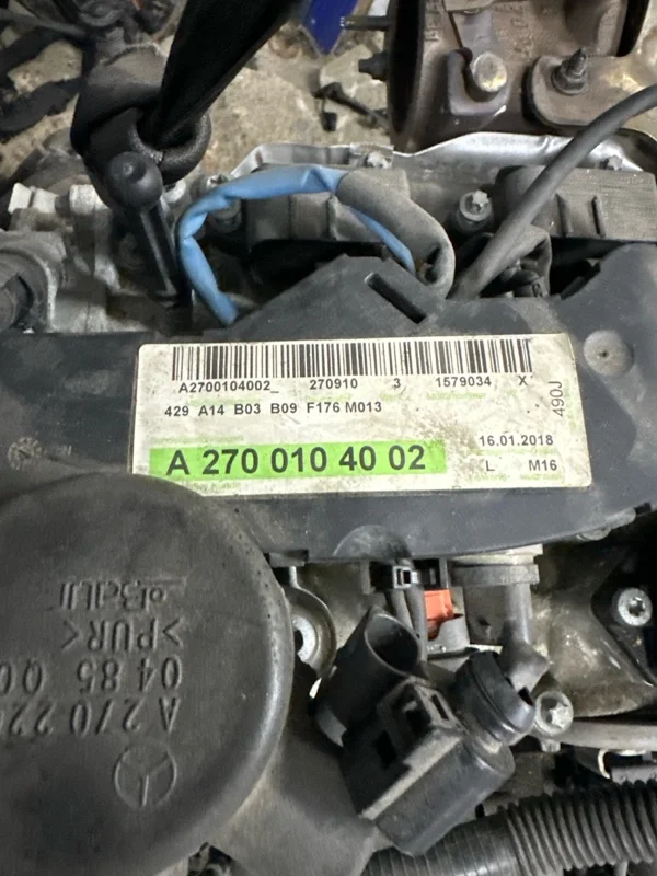 Двигатель Mercedes-Benz A-Class W176 270910 2018 (б/у) - миниатюра 4