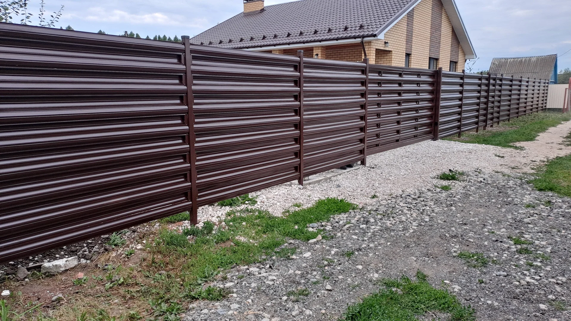Откатные (автоматические) ворота под ключ от производителя - миниатюра 2