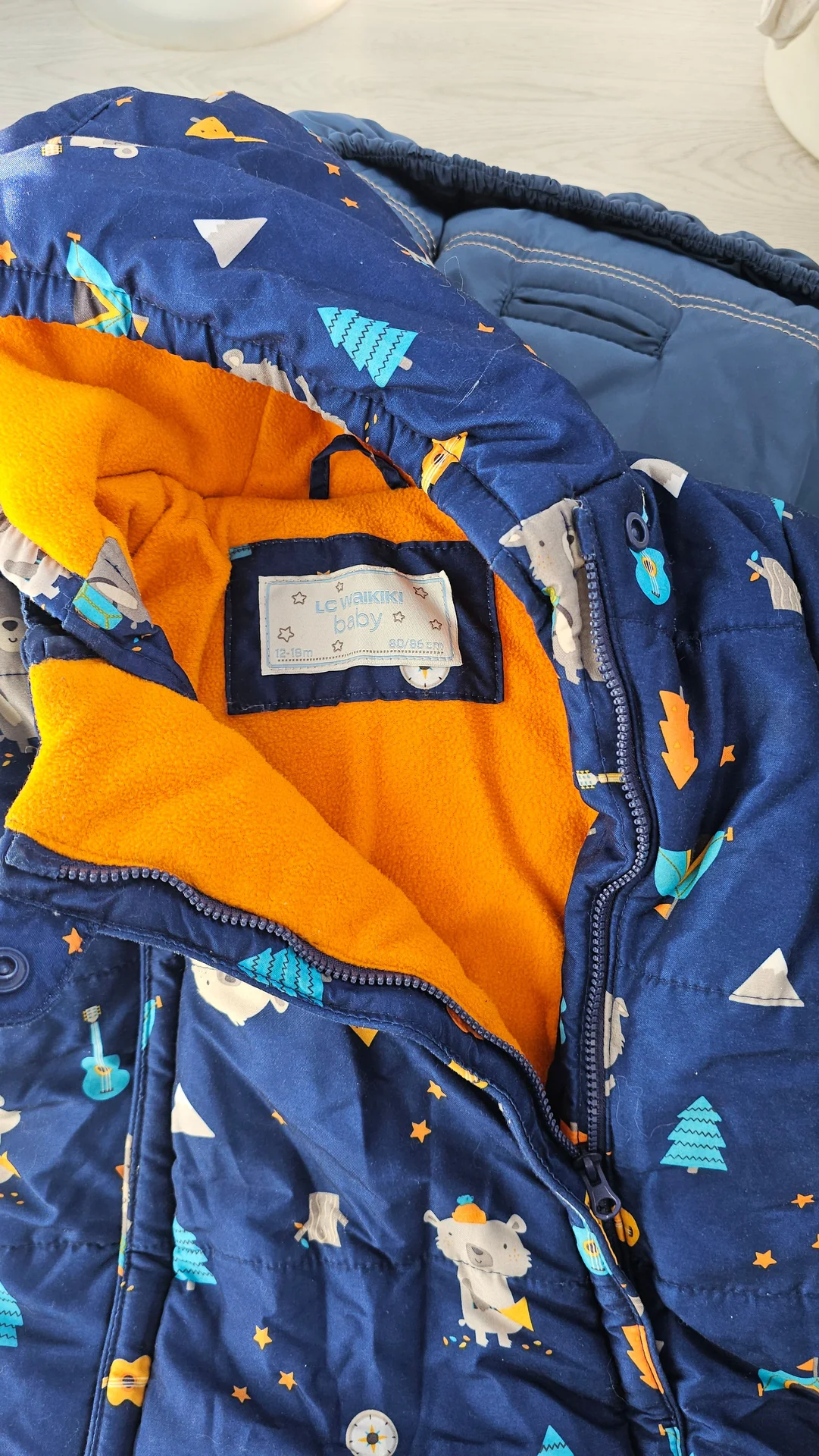Зимний конверт в коляску на овчине - миниатюра 9