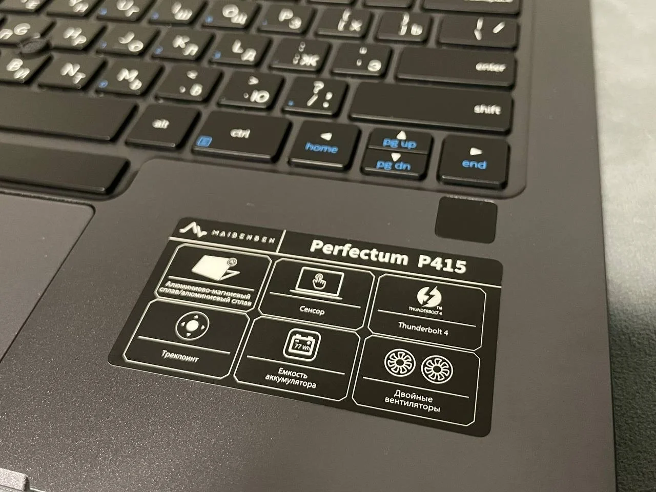 13.9" MAIBENBEN 3K IPS Сенсор i3/8/512 Металл - миниатюра 8