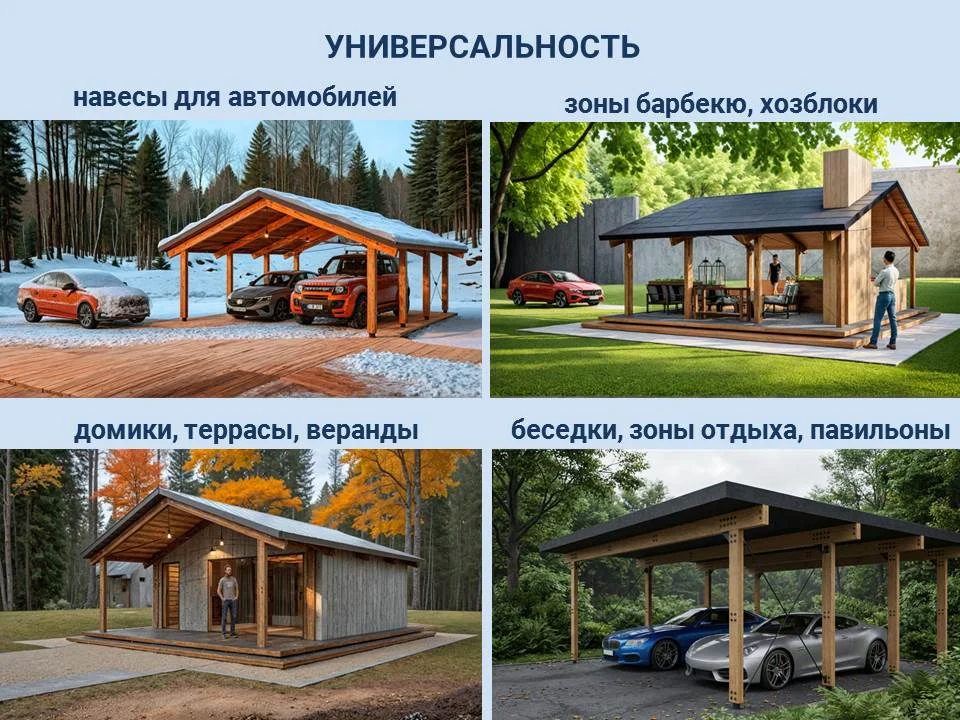 Премиум навесы для авто и др. назначения - миниатюра 3