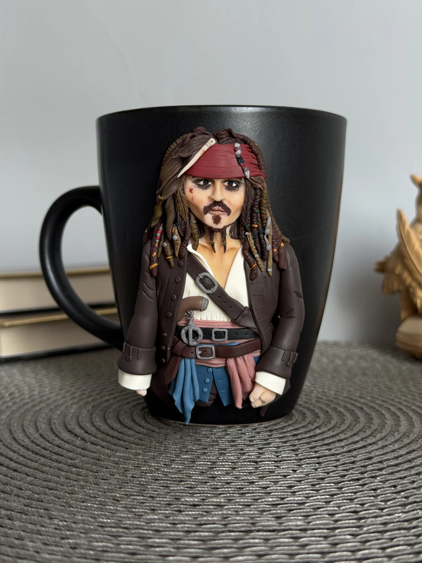 Кружка с Джеком Воробьём ручной работы 🏴‍☠️