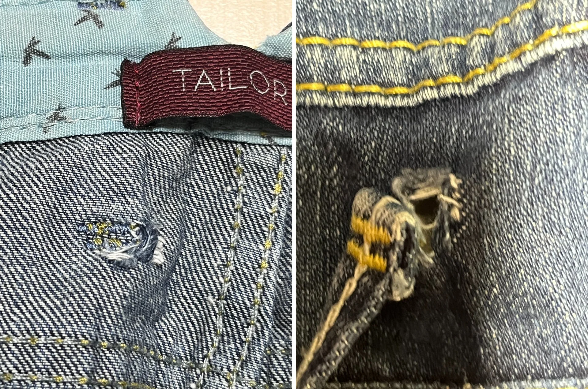Джинсы бренда Tailor Cut на 4 пуговицах - миниатюра 10