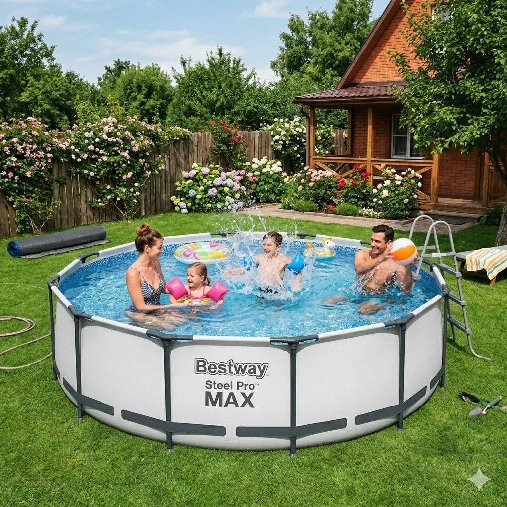 Bestway Бассейн каркасный круглый, 366x100см, 9150 л - изображение 1