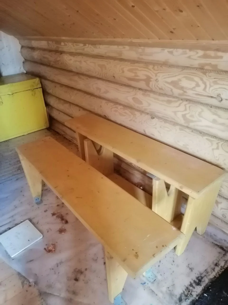 Скамья лавочка из массива с лаковым покрытием - миниатюра 5