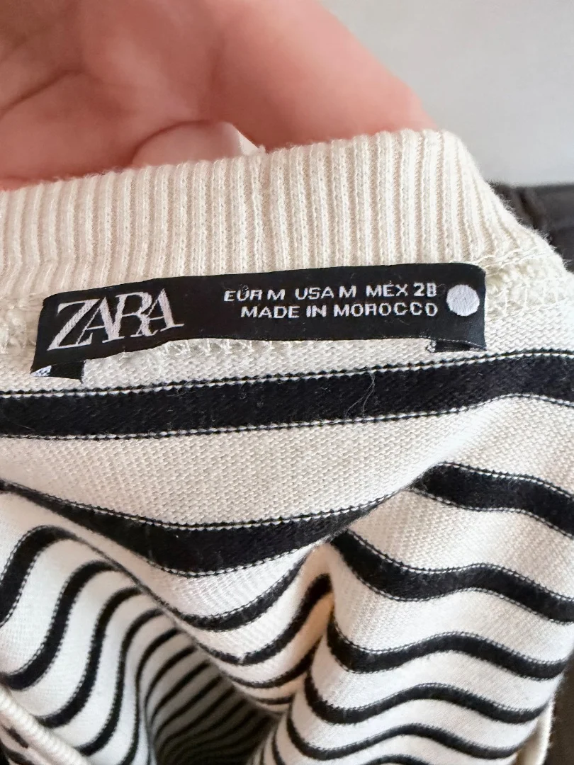Лонгслив в полоску Zara - миниатюра 4