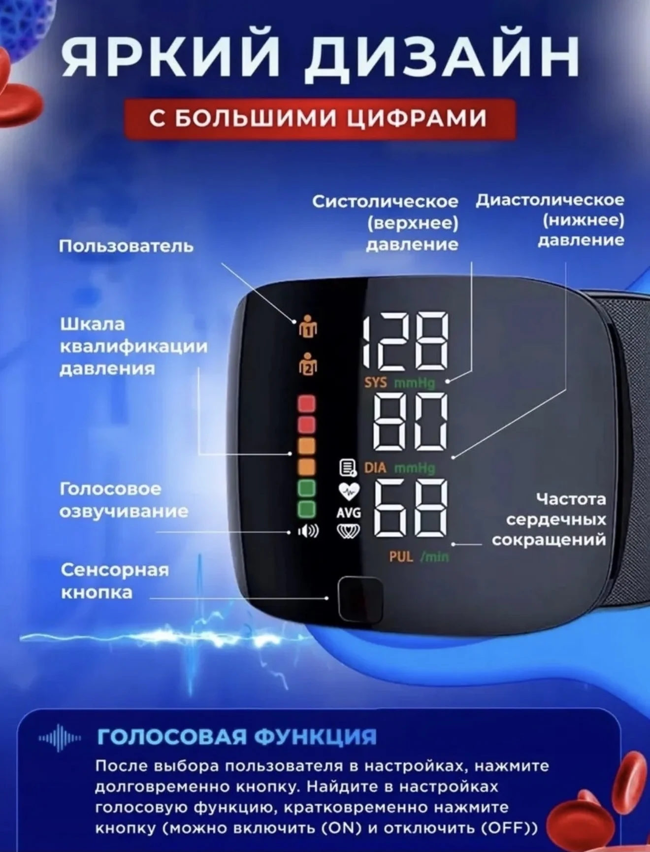 Тонометр на запястье - миниатюра 2