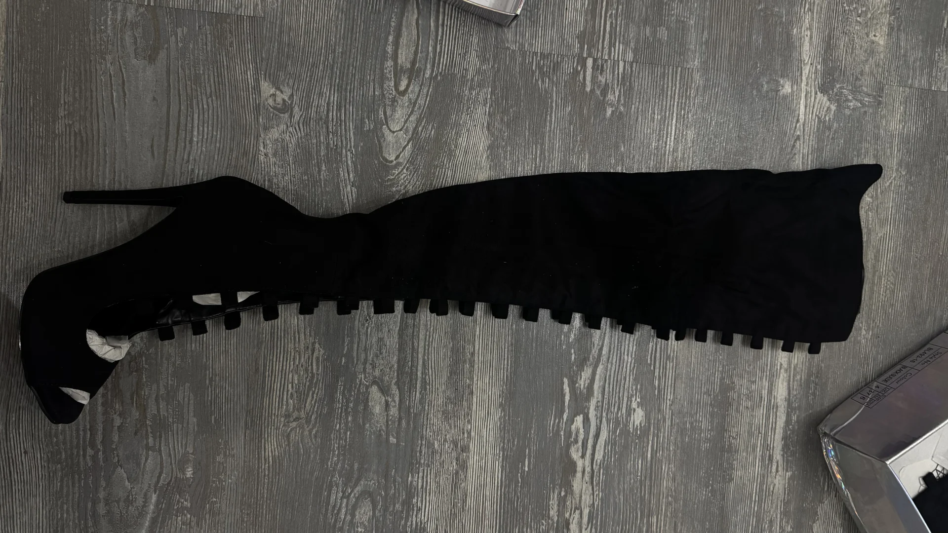 Daisy Street Black Thigh High/ каблуки выше колена - миниатюра 4