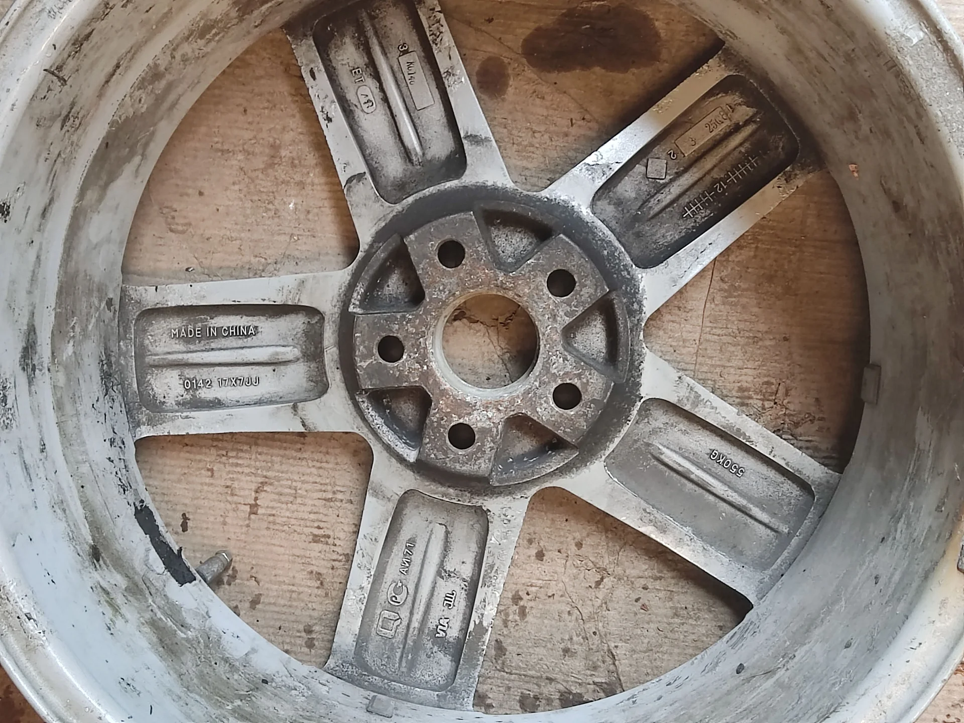 Литые диски субару r17 - миниатюра 4