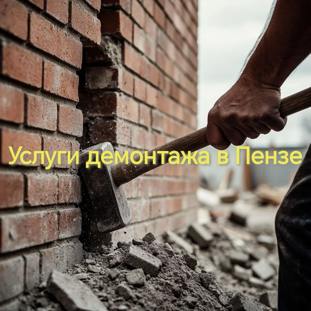 Демонтажные работы в Пензе - изображение 1