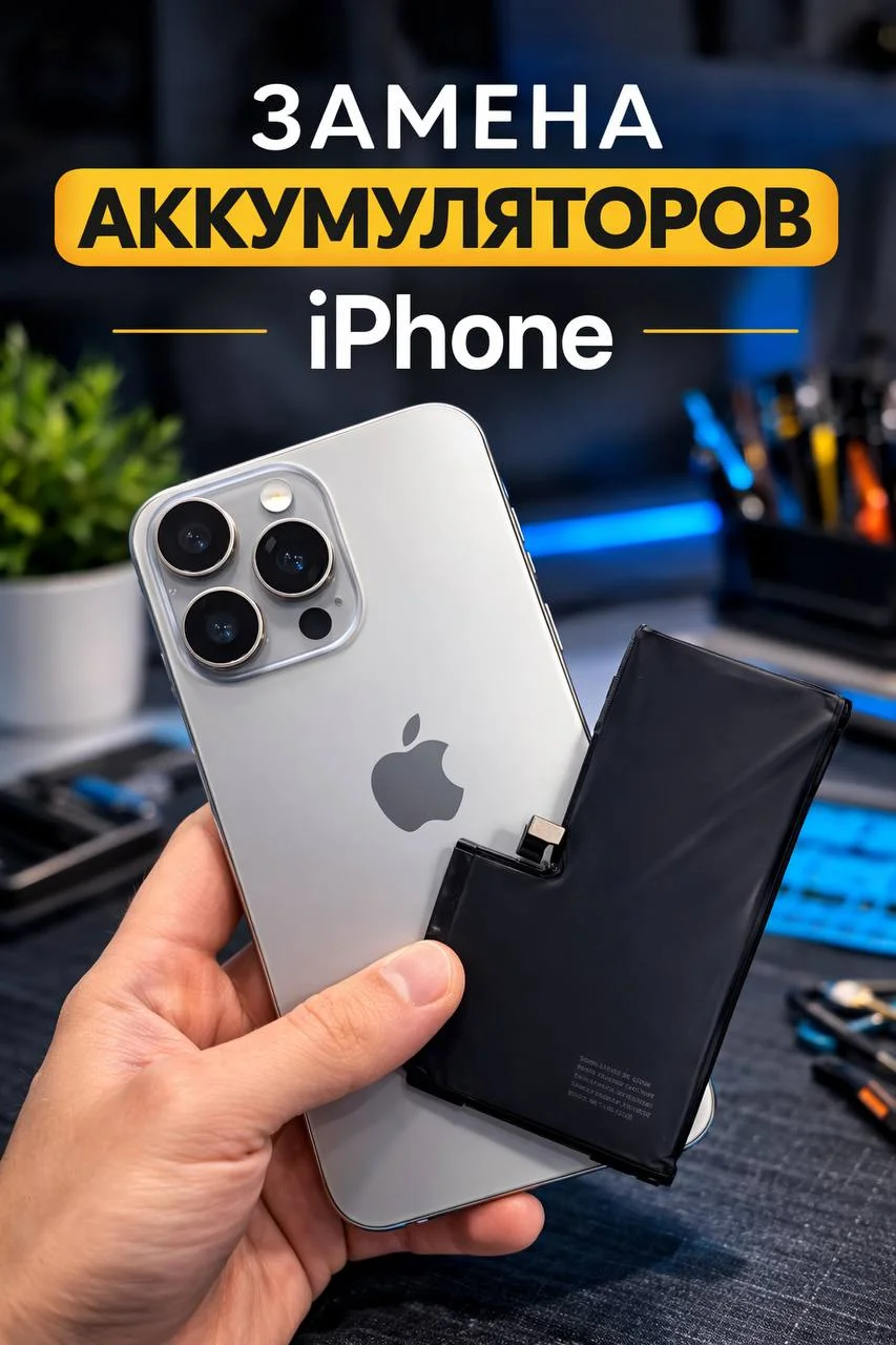 Замена, переклейка стекла iPhone, iPad, AppleWatch - миниатюра 3