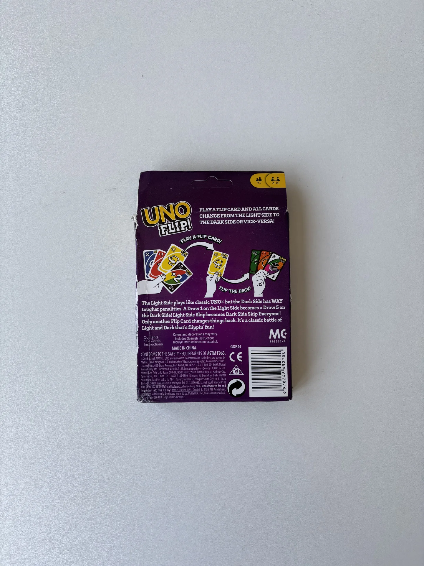 Настольная игра UNO Flip (оригинал) - миниатюра 4