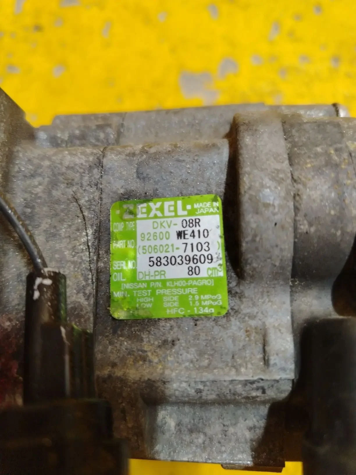 Компрессор кондиционера 1.5 QG15 1.8 QG18 NISSAN - миниатюра 2