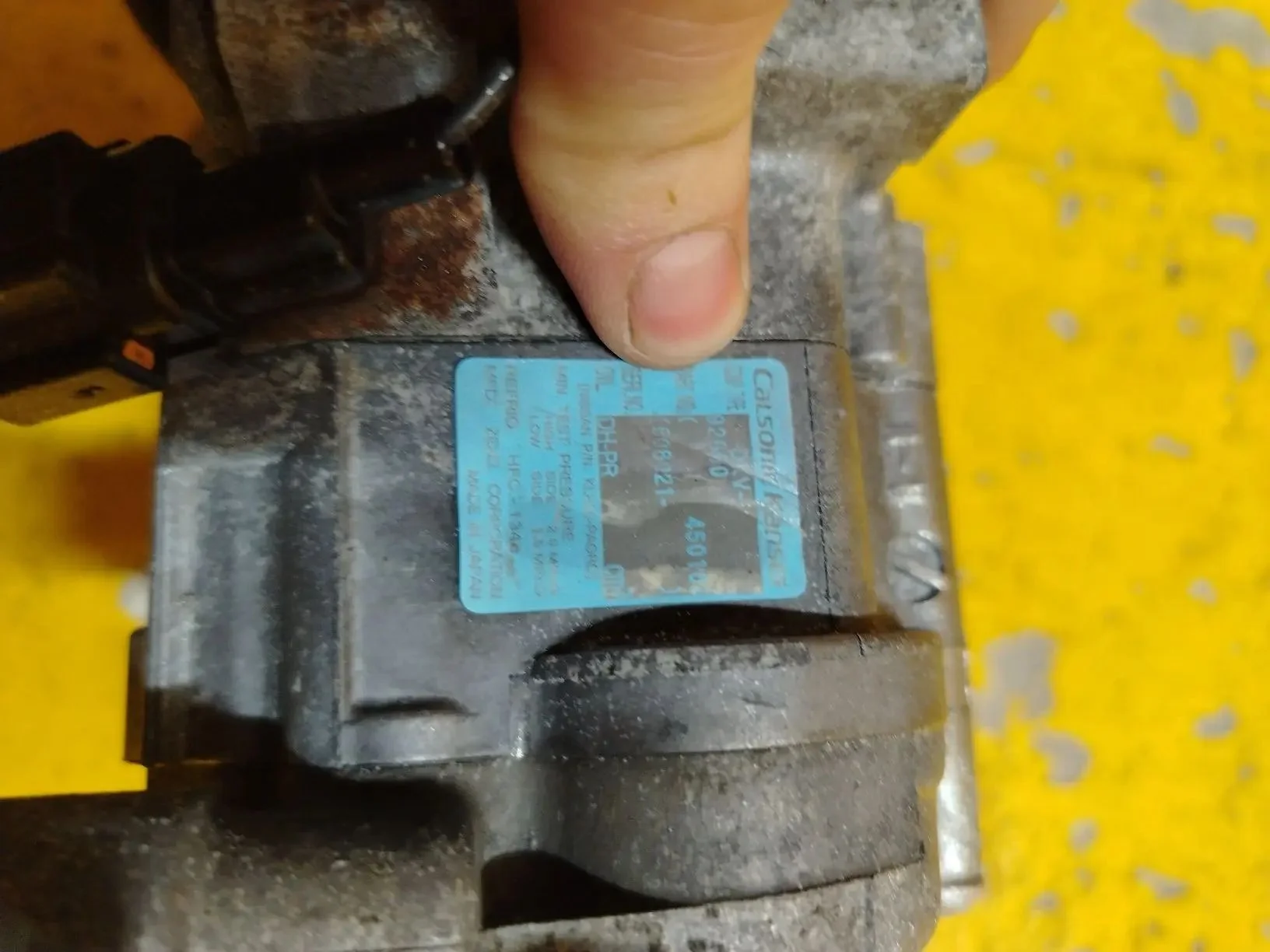 Компрессор кондиционера 1.5 QG15 1.8 QG18 NISSAN - миниатюра 7