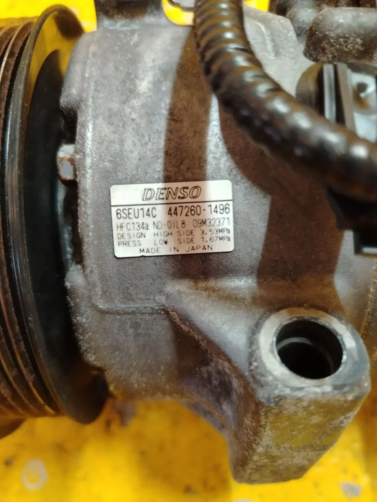 компрессор кондиционера 
1.6 1ZR-FE 1ZRFE 1ZRFAE - миниатюра 2