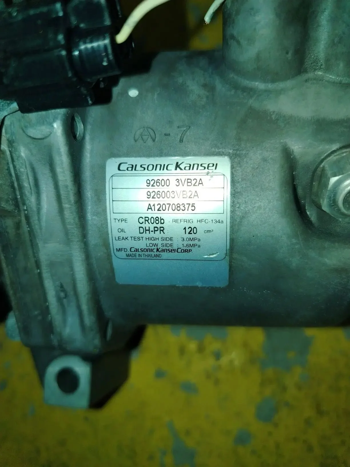 Компрессор кондиционера Nissan Note E12 HR12DDR 20 - миниатюра 5
