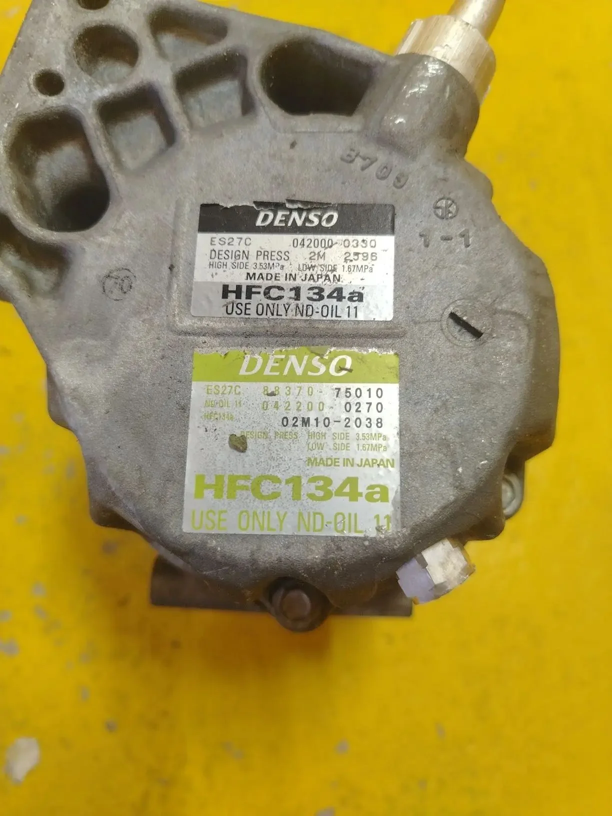 компрессор кондиционера 2.4 2AZ-FXE 2AZFXE TOYOTA - миниатюра 4