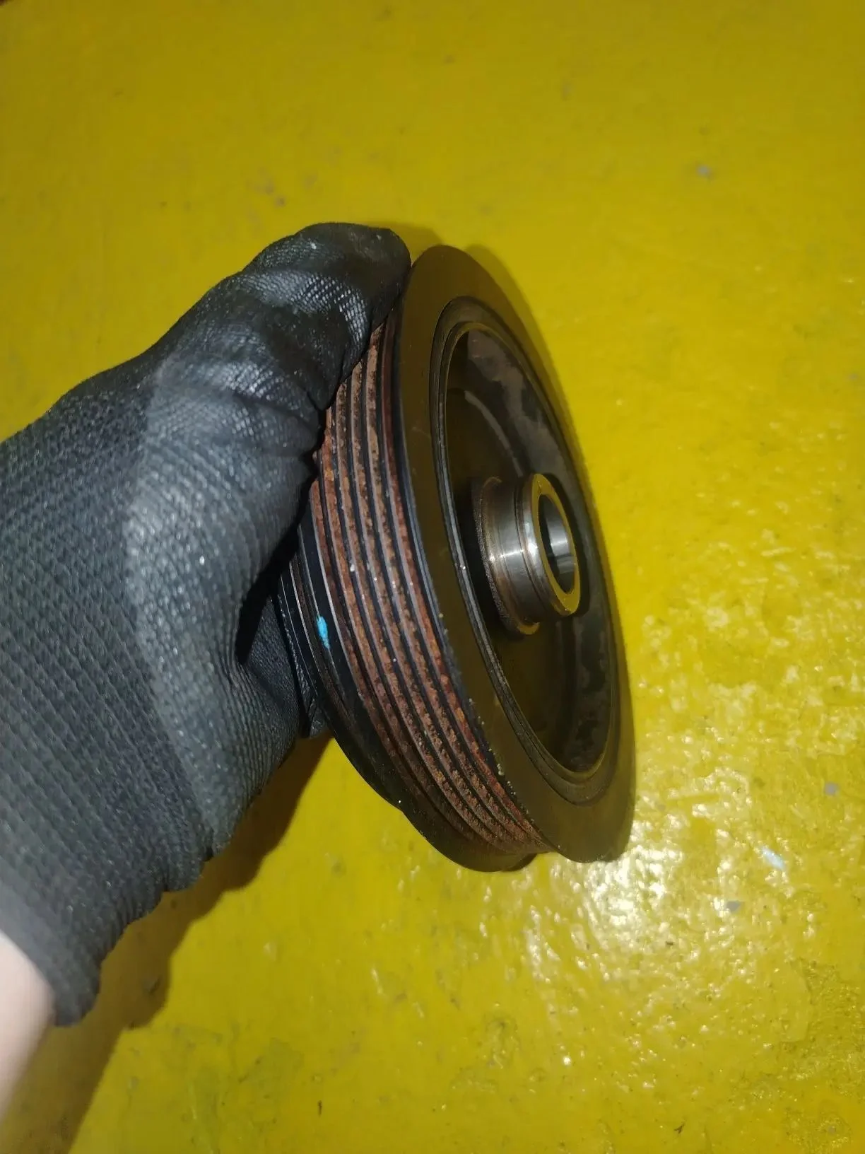 Шкив коленвала 1.5 1.6 1.8 QG15 QG16 QG18 NISSAN н - миниатюра 2