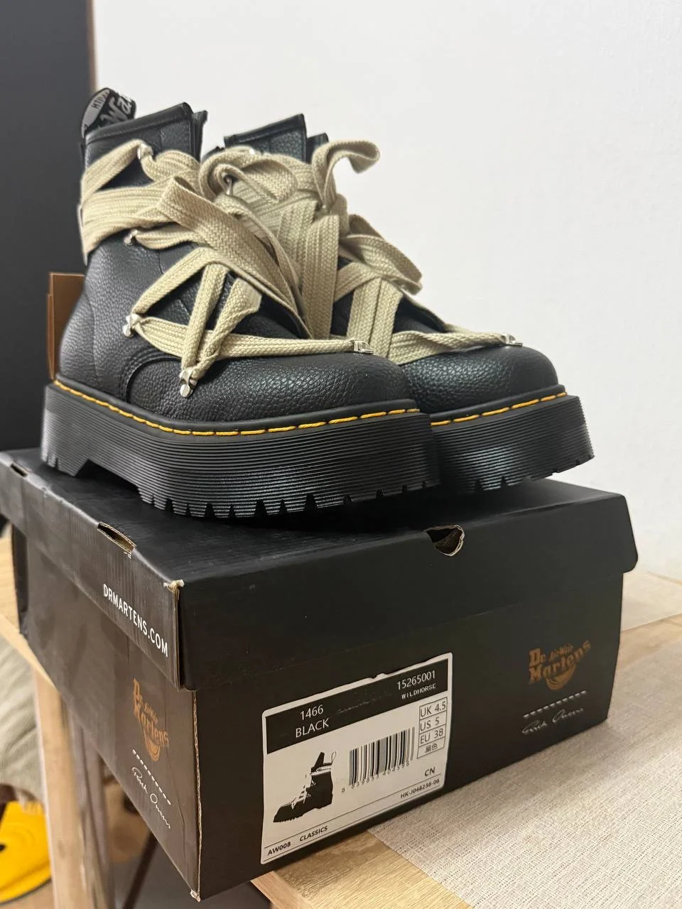 Ботинки Dr.Martens & Rick Owens - миниатюра 4