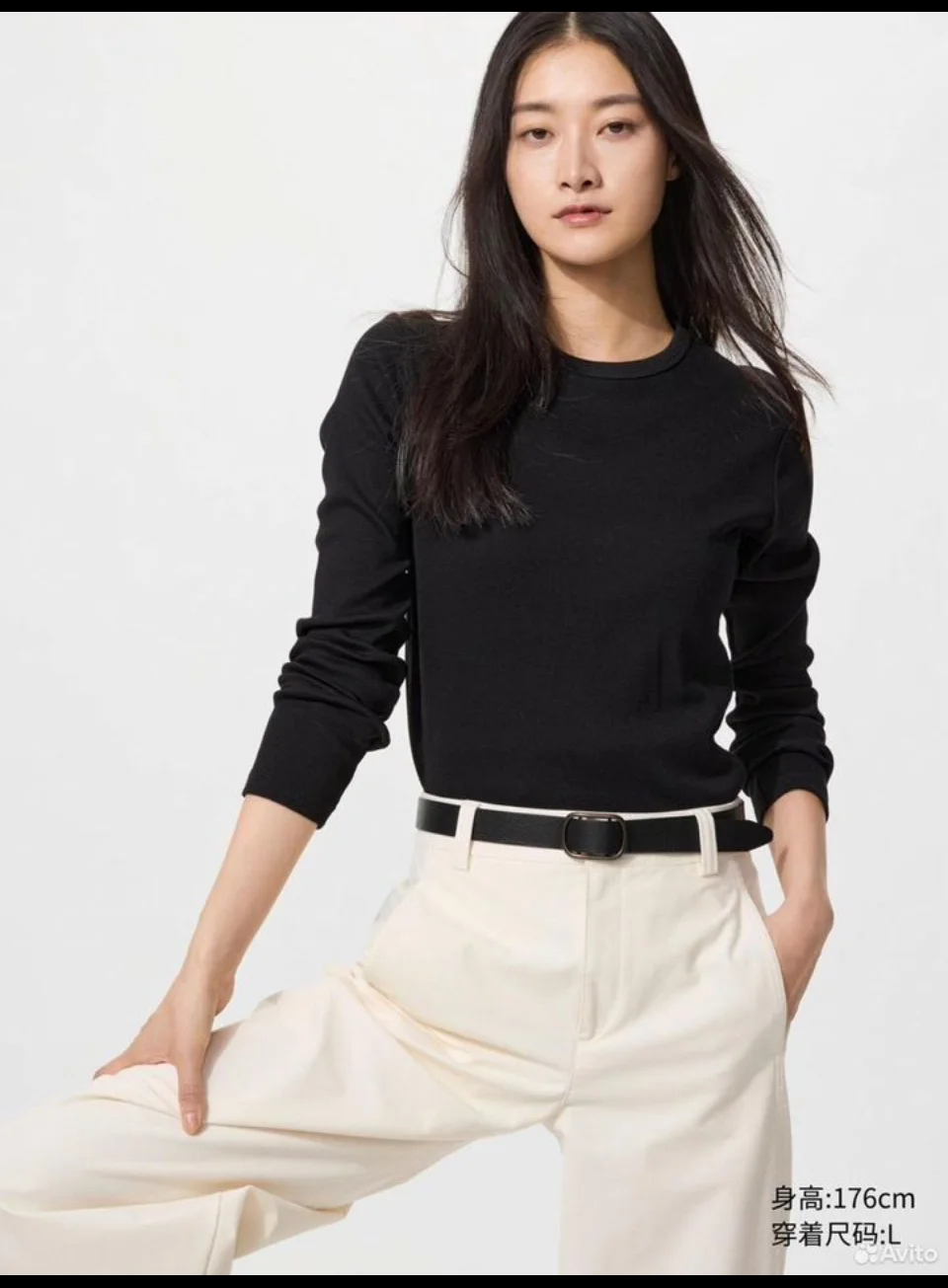 Лонгслив Uniqlo L48 - изображение 1