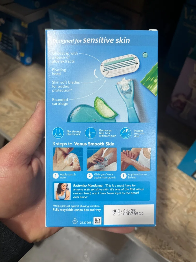 Станок для бритья Venus smooth sensitive - миниатюра 2