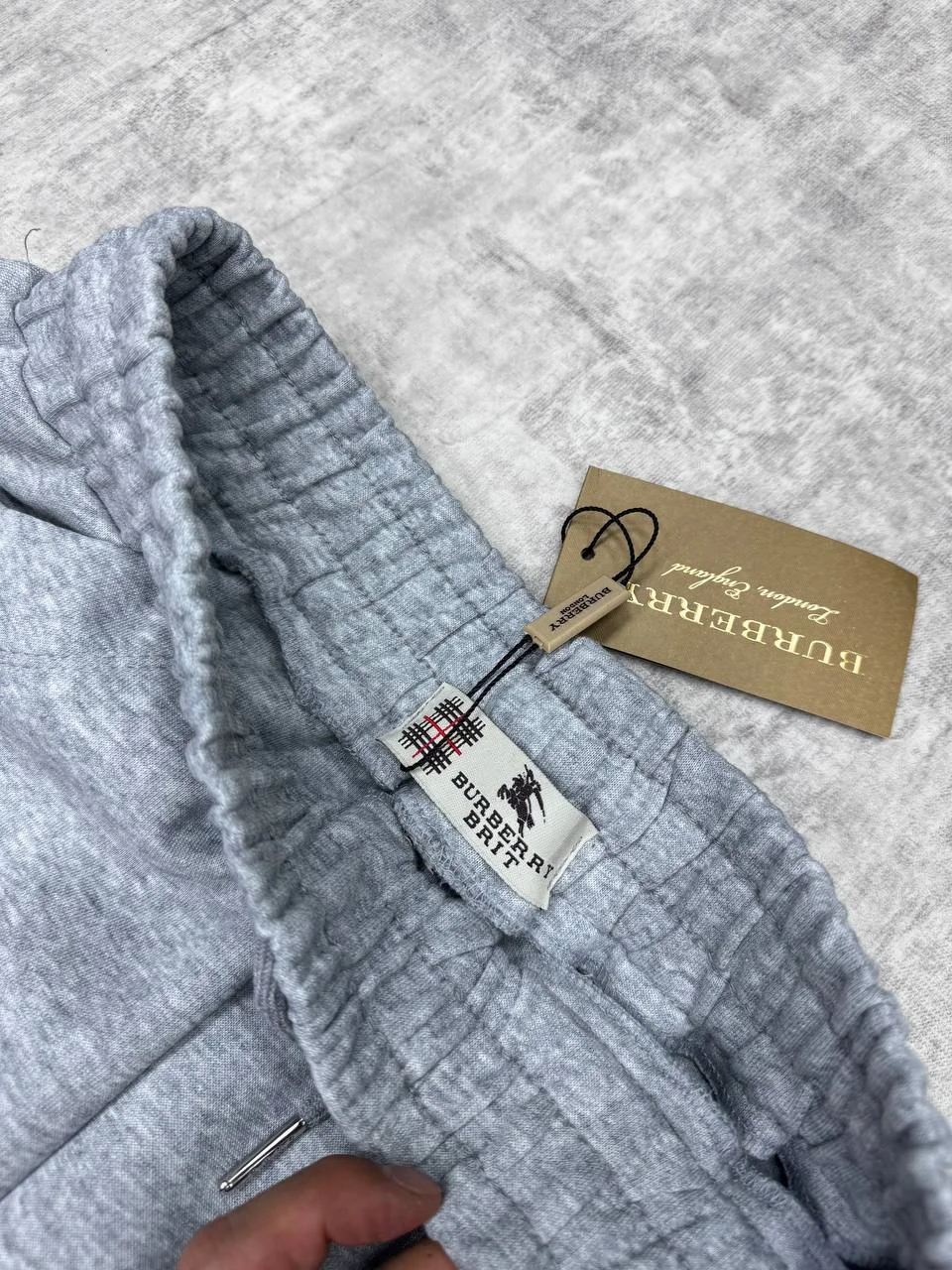 Штаны широкие Burberry gray - изображение 1